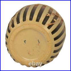 Roseville Cherry Blossom Brown 1933 Vintage Art Pottery Ceramic Vase 623-7 Roseville Cherry Blossom Brown 1933 Vintage Art Pottery Ceramic Vase 623-7