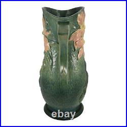 Roseville Clematis Green 1944 Vintage Art Pottery Ceramic Floor Vase 114-15