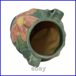 Roseville Clematis Green 1944 Vintage Art Pottery Ceramic Vase 105-7