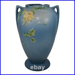 Roseville Columbine Blue 1941 Mid Century Modern Art Pottery Ceramic Vase 23-10