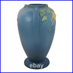 Roseville Columbine Blue 1941 Mid Century Modern Art Pottery Ceramic Vase 23-10