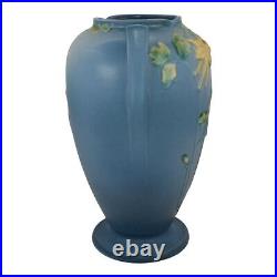 Roseville Columbine Blue 1941 Mid Century Modern Art Pottery Ceramic Vase 23-10