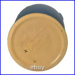 Roseville Columbine Blue 1941 Mid Century Modern Art Pottery Ceramic Vase 23-10