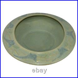 Roseville Cremona Green 1928 Vintage Art Deco Pottery Ceramic Bowl 178-8