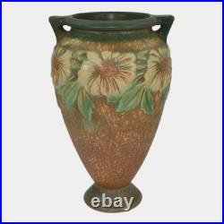 Roseville Dahlrose 1928 Vintage Art Pottery Ceramic Vase 365-8
