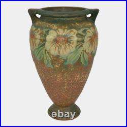 Roseville Dahlrose 1928 Vintage Art Pottery Ceramic Vase 365-8 Roseville Dahlrose 1928 Vintage Art Pottery Ceramic Vase 365-8