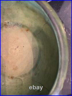 Roseville Dogwood Green 1920 Vintage Art Pottery Ceramic Bowl Rare Collectible