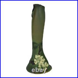 Roseville Dogwood Smooth Green 1920 Vintage Art Pottery Ceramic Bud Vase