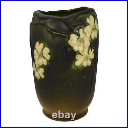 Roseville Dogwood Smooth Green 1920 Vintage Art Pottery Ceramic Vase 138-10