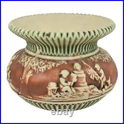 Roseville Donatello 1916 Vintage Art Pottery Ceramic Cuspidor Spittoon 628