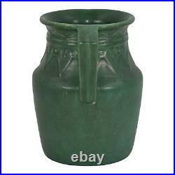 Roseville Egypto 1905 Arts and Crafts Pottery Matte Green Ceramic Vase E43-7