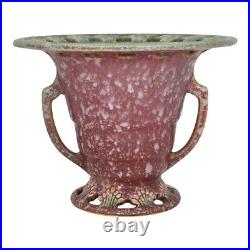 Roseville Ferella 1930 Vintage Art Deco Pottery Red Ceramic Vase 503-5
