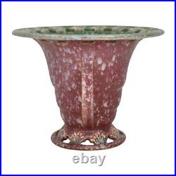 Roseville Ferella 1930 Vintage Art Deco Pottery Red Ceramic Vase 503-5