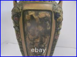Roseville Florentine 1924 Art Pottery Ceramic Vase 10.5 R-1