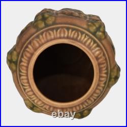 Roseville Florentine I Brown 1924 Art Pottery Ceramic Vase 229-6