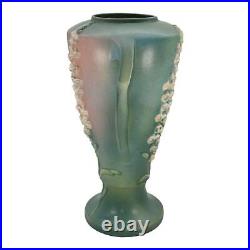 Roseville Foxglove Green 1942 Mid Century Modern Art Pottery Ceramic Vase 55-16