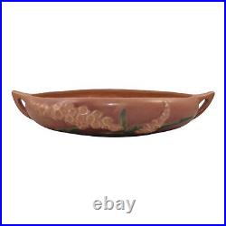 Roseville Foxglove Pink 1942 Vintage Art Pottery Ceramic Console Bowl 421-10