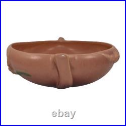 Roseville Foxglove Pink 1942 Vintage Art Pottery Ceramic Console Bowl 421-10