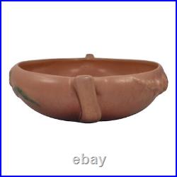 Roseville Foxglove Pink 1942 Vintage Art Pottery Ceramic Console Bowl 421-10
