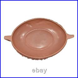 Roseville Foxglove Pink 1942 Vintage Art Pottery Ceramic Console Bowl 421-10