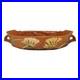 Roseville Freesia Brown 1945 Vintage Art Pottery Ceramic Console Bowl 468-12