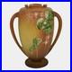 Roseville Fuchsia Brown 1938 Vintage Art Pottery Ceramic Flower Vase 897-8