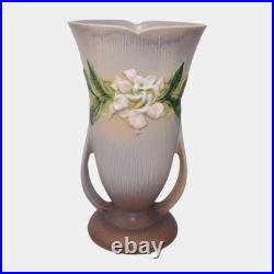 Roseville Gardenia Gray 1950 Mid Century Modern Art Pottery Ceramic Vase 687-12