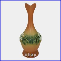 Roseville Gardenia Tan 1950 Mid Century Modern Art Pottery Ceramic Ewer 617-10