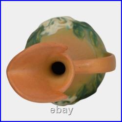 Roseville Gardenia Tan 1950 Mid Century Modern Art Pottery Ceramic Ewer 617-10