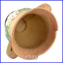 Roseville Gardenia Tan 1950 Mid Century Modern Art Pottery Ceramic Vase 689-14
