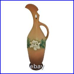 Roseville Gardenia Tan 1950 Vintage Art Pottery Ceramic Ewer 618-15