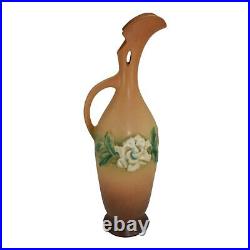 Roseville Gardenia Tan 1950 Vintage Art Pottery Ceramic Ewer 618-15