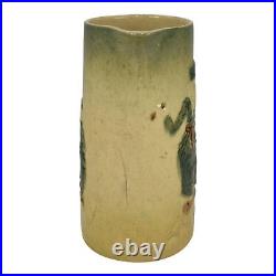 Roseville Holland Brown Green 1916 Vintage Art Pottery Ceramic Pitcher 2