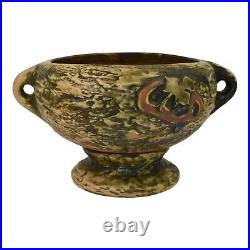 Roseville Imperial I 1921 Vintage Art Pottery Ceramic Compote Bowl Planter 252-7