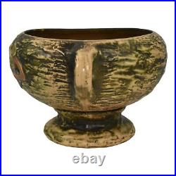 Roseville Imperial I 1921 Vintage Art Pottery Ceramic Compote Bowl Planter 252-7