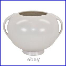 Roseville Ivory II Orian 1935 Vintage Art Deco Pottery White Ceramic Vase 274-6