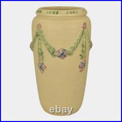 Roseville La Rose 1924 Art Pottery Ceramic Flower Vase 241-8