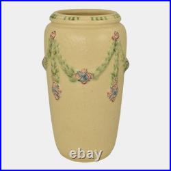 Roseville La Rose 1924 Art Pottery Ceramic Flower Vase 241-8