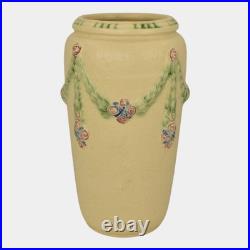 Roseville La Rose 1924 Art Pottery Ceramic Flower Vase 241-8