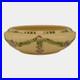 Roseville La Rose Ivory 1924 Vintage Art Pottery Ceramic Bowl 128-7