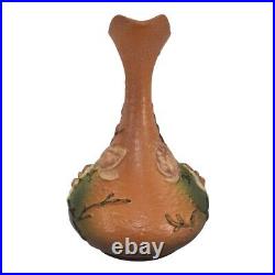 Roseville Magnolia 1943 Vintage Art Pottery Brown Ceramic Ewer 15-15