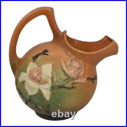 Roseville Magnolia Brown 1943 Vintage Art Pottery Ceramic Cider Pitcher 1327 Roseville Magnolia Brown 1943 Vintage Art Pottery Ceramic Cider Pitcher 1327