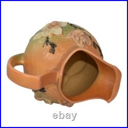 Roseville Magnolia Brown 1943 Vintage Art Pottery Ceramic Cider Pitcher 1327