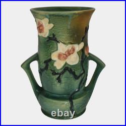 Roseville Magnolia Green 1943 Mid Century Modern Art Pottery Ceramic Vase 95-10