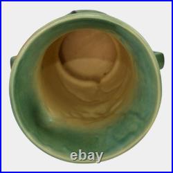 Roseville Magnolia Green 1943 Mid Century Modern Art Pottery Ceramic Vase 95-10