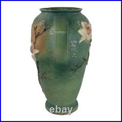 Roseville Magnolia Green 1943 Vintage Art Pottery Ceramic Floor Vase 100-18