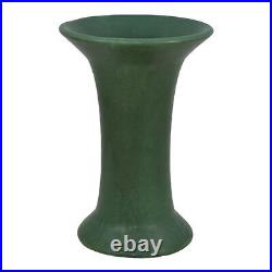 Roseville Matte Green 1907 Vintage Art Pottery Ceramic Flaring Rim Vase 5-7