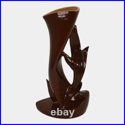 Roseville Mayfair Brown 1952 Vintage Art Pottery Ceramic Vase 1004-9