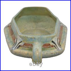 Roseville Montacello Blue 1931 Vintage Art Pottery Ceramic Console Bowl 225-9