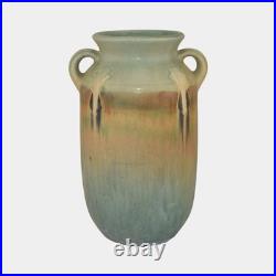Roseville Montacello Green 1931 Vintage Art Pottery Ceramic Vase 563-8